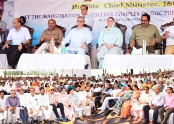 CM Omar inaugurates college building, campus of GDC Purmandal