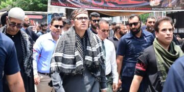 CM Omar joins Youm-e-Ashura mourners at Zadibal