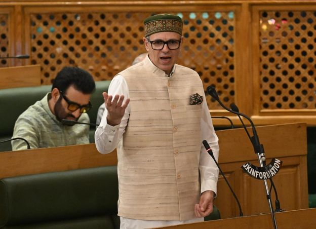 CM Omar moves statehood resolution, J&K Assembly erupts in uproar