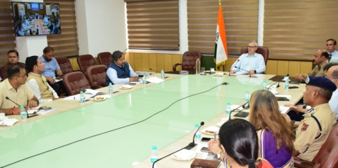 CM Omar reviews essential services, supplies for summer season in Jammu divn