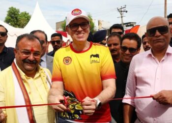 CM Omar unveils Jammu Marathon Expo at Gandhi Nagar