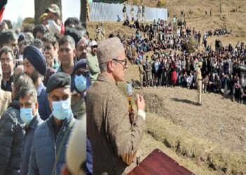 CM Omar visits fire-affected families in Warwan Kishtwar, Promises relief, support for rehab