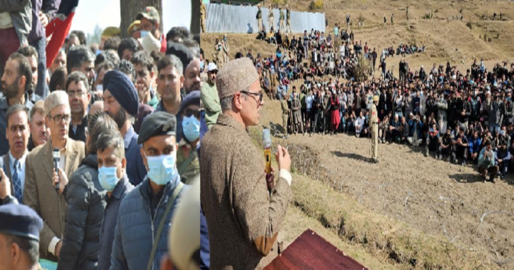 CM Omar visits fire-affected families in Warwan Kishtwar, Promises relief, support for rehab