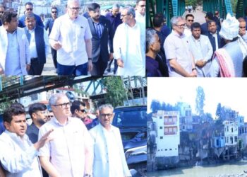 CM Omar visits flood-affected Rajouri, reviews damage; meets affected families