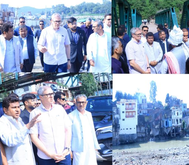 CM Omar visits flood-affected Rajouri, reviews damage; meets affected families