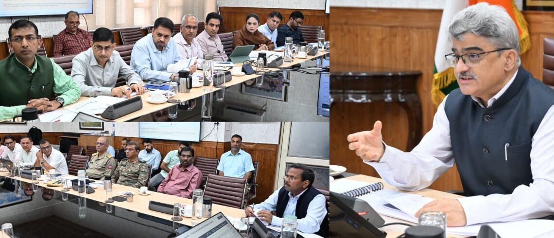 CS reviews nearly ₹40,000 Cr Highway & Tunnel projects across J&K