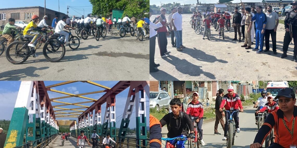 Over 121 Cyclists join World Bicycle Day Cyclothon at Shopian