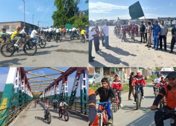 Over 121 Cyclists join World Bicycle Day Cyclothon at Shopian