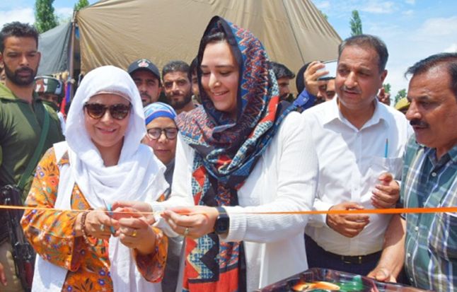 Chairperson DDC B’la, DC B’la lay foundation Stone of Prestigious Project at Wagoora