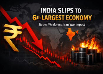 India slips to sixth-largest economy amid Rupee weakness, Iran war impact