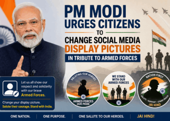 PM Modi urges citizens to change social media display pictures in tribute to armed forces