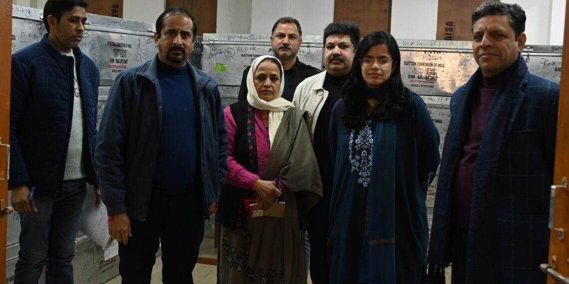 Chief Electoral Officer conducts quarterly inspection of EVM, VVPAT warehouse in Samba