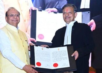 Dr Pushpendra Singh Bhati sworn in as Chief Justice of J&K, Ladakh High Court