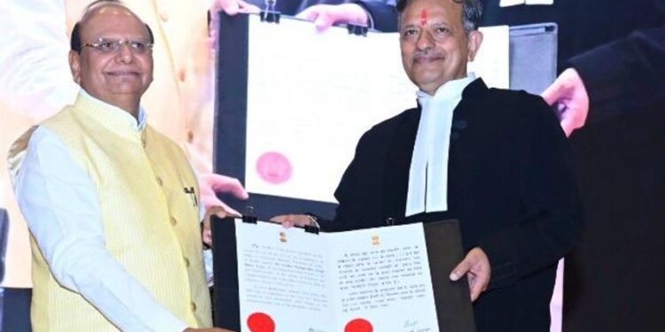 Dr Pushpendra Singh Bhati sworn in as Chief Justice of J&K, Ladakh High Court