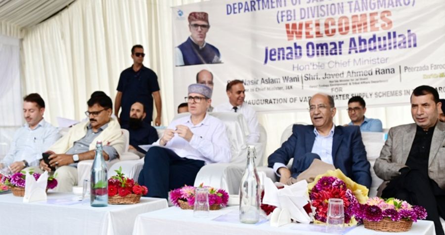 CM inaugurates Rs 35.67 Cr water supply schemes in Tangmarg