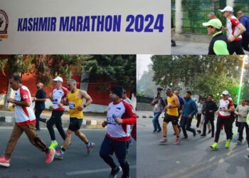 CM Omar Abdullah, actor Suniel Shetty flags off Kashmir’s first International Marathon