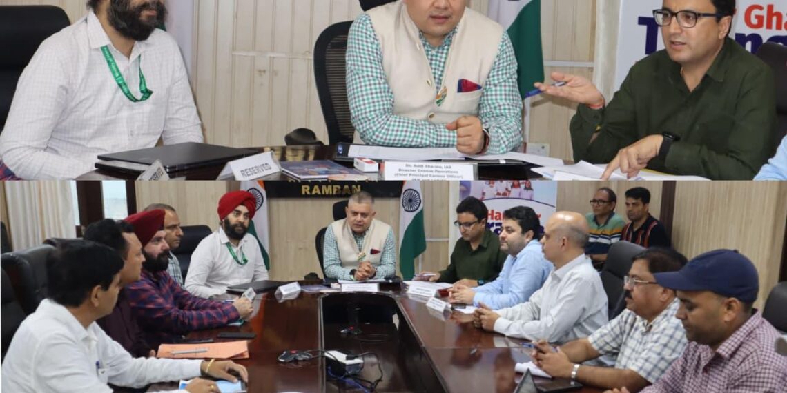 Chief Principal Census Officer reviews preparations for Census-2027 phase-II in snow bound areas of Ramban