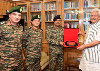 Chief of Army Staff calls on LG