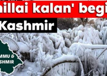 Chillai-Kalan Arrives amid intensifying cold in Kashmir
