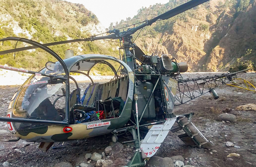 2 pilots injured in helicopter crash incident succumb at hospital : Army