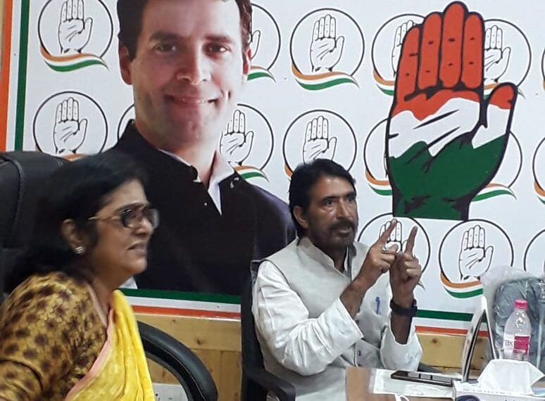 Rajani Patil, G A Mir interact with PCC Office bearers’ DCC Presidents, senior leaders in Srinagar