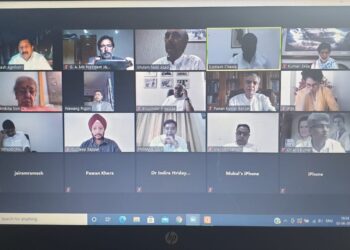 AICC Covid Task force holds virtual meeting with JKPCC President