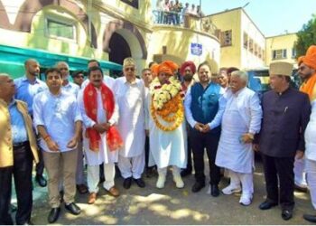 Congress candidate Raman Bhalla files nomination for Jammu Lok Sabha seat