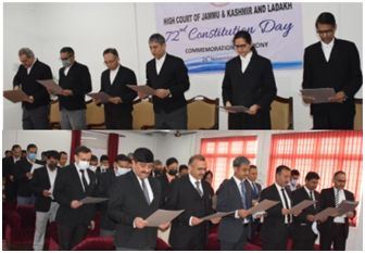 Constitution Day observed in High Courts, district courts of J&K, Ladakh