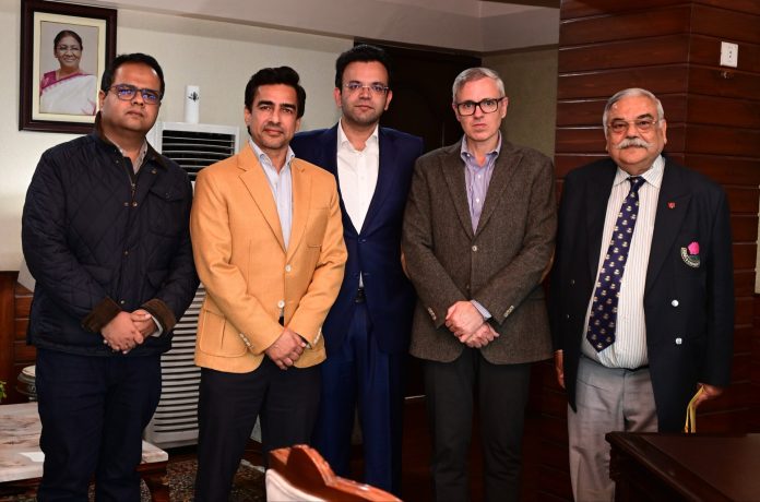 Rohan Jaitley, Mithun Manhas, Brigadier (Retd) Ani Gupta call on CM Omar To Boost Cricket Infrastructure