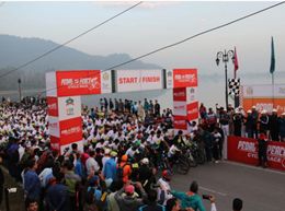 Cycle race “Pedal for Peace”: DGP J&K, FC (ACS) Home Deptt. J&K attend presentation ceremony