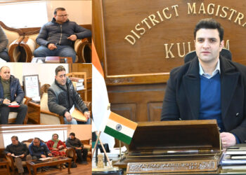 DC Kulgam reviews progress under Pradhan Mantri Fasal Bima Yojana