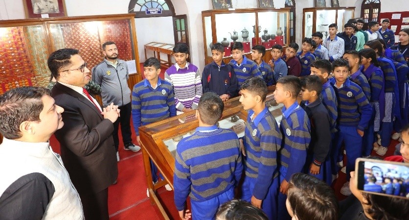 Deptt of Archives, Archaeology & Museums facilitates visit of orphan students to Bahu Fort, Dogra Art Museum