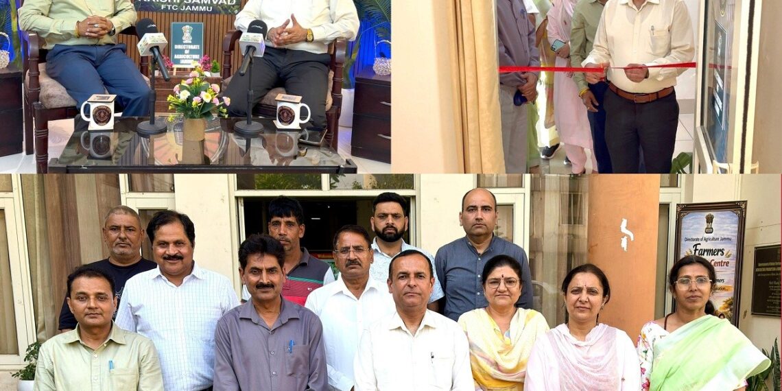 DAJ launches Digital platform –Krishi Samvad FTC–Jammu, Inaugurates Recording Studio