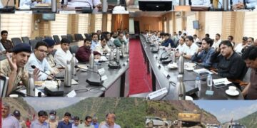 Javid Dar reviews rain-related damage, NH-44 restoration