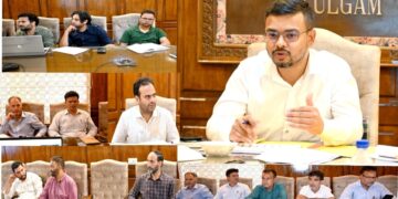 DC chairs meeting of Governing Body/Executive Committee of District AYUSH Society Kulgam