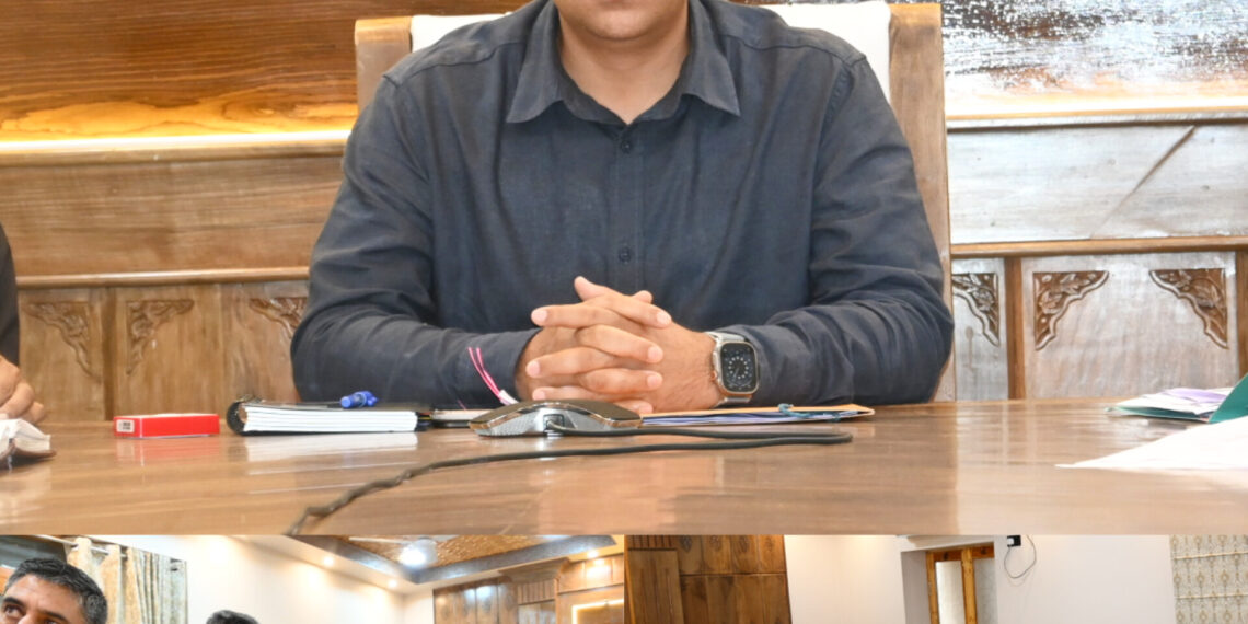 DC Anantnag reviews SWM, Sanitation measures