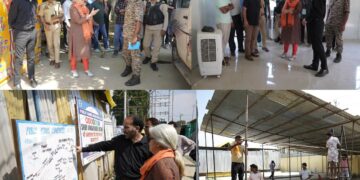 DC Bandipora reviews multi-departmental arrangements  at Shadipora