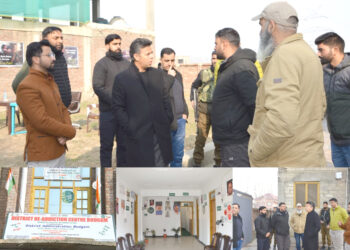 DC B’gam inspects Newly Established Drug De-addiction Centre