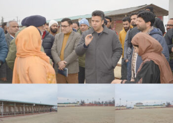DC B’gam reviews arrangements at Sports Stadium Budgam for Republic Day–2026 celebrations
