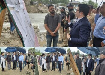 DC Budgam inspects progress of main Bridge Project on Nallah Sukhnag