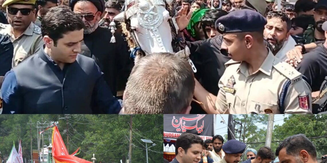 DC Budgam, SSP join Muharram processions