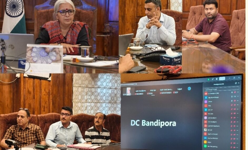 DC Bandipora reviews arrangements for Chota Amarnath Yatra; Stresses ‘Zero Waste Yatra’