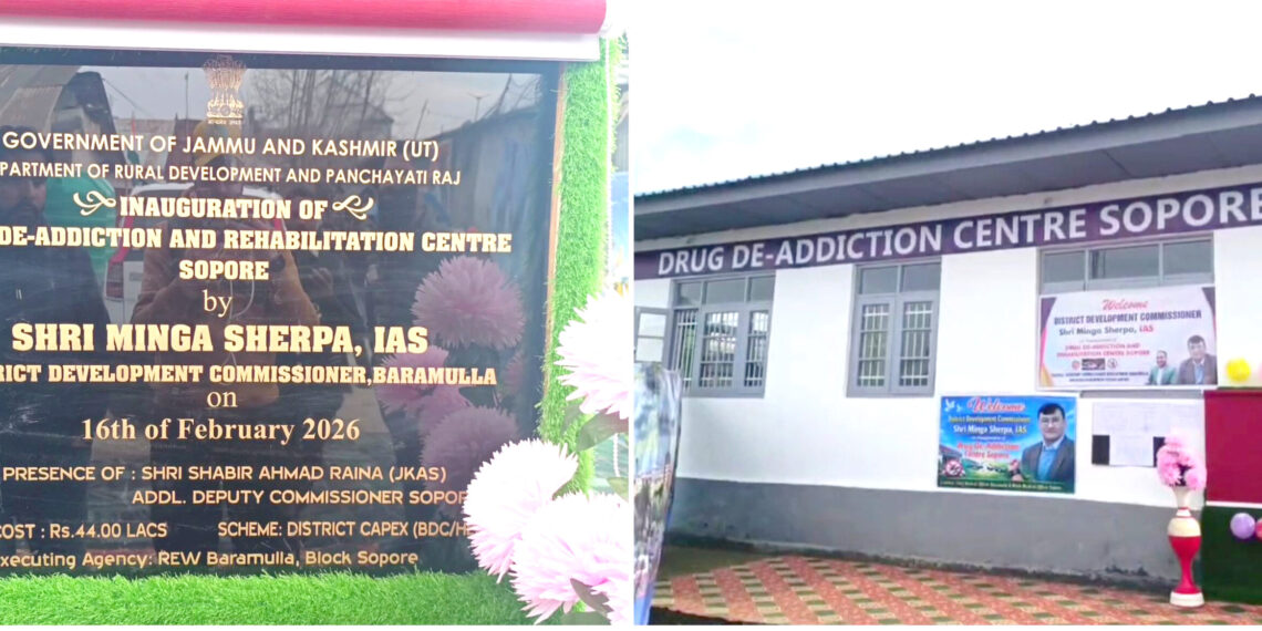 DC B’la inaugurates Drug De-Addiction Centre at Sopore