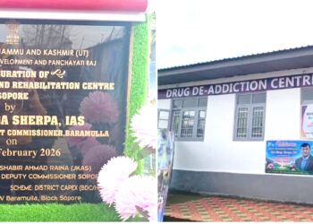 DC B’la inaugurates Drug De-Addiction Centre at Sopore