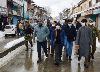 DC B’la tours several areas, takes stock of restoration of essential services