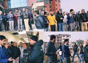 DC B’gam visits NIFT Campus Ompora, PRIs Accommodation site at Shiekhpora