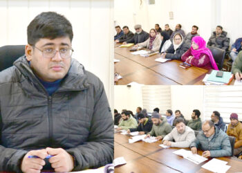 DC G’bal chairs meeting of Distt Health Society to review District Health Action Plan 2026-27