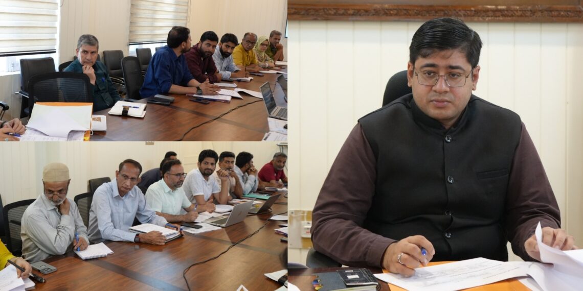 DC Ganderbal reviews progress achieved under Mission YUVA; 163 cases approved for financial support