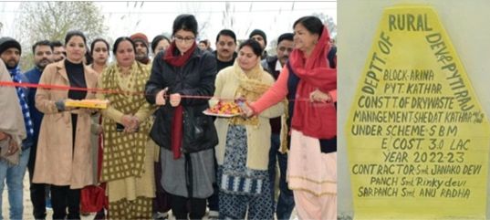 DC Jammu conducts extensive tour of Arnia, Inaugurates dry waste