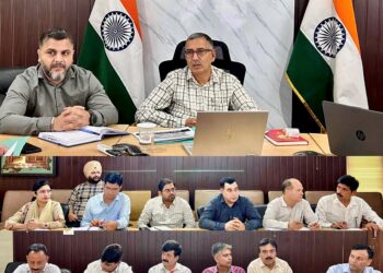 DC Kathua reviews HADP performance, stresses improved outreach maximum farmer enrolment